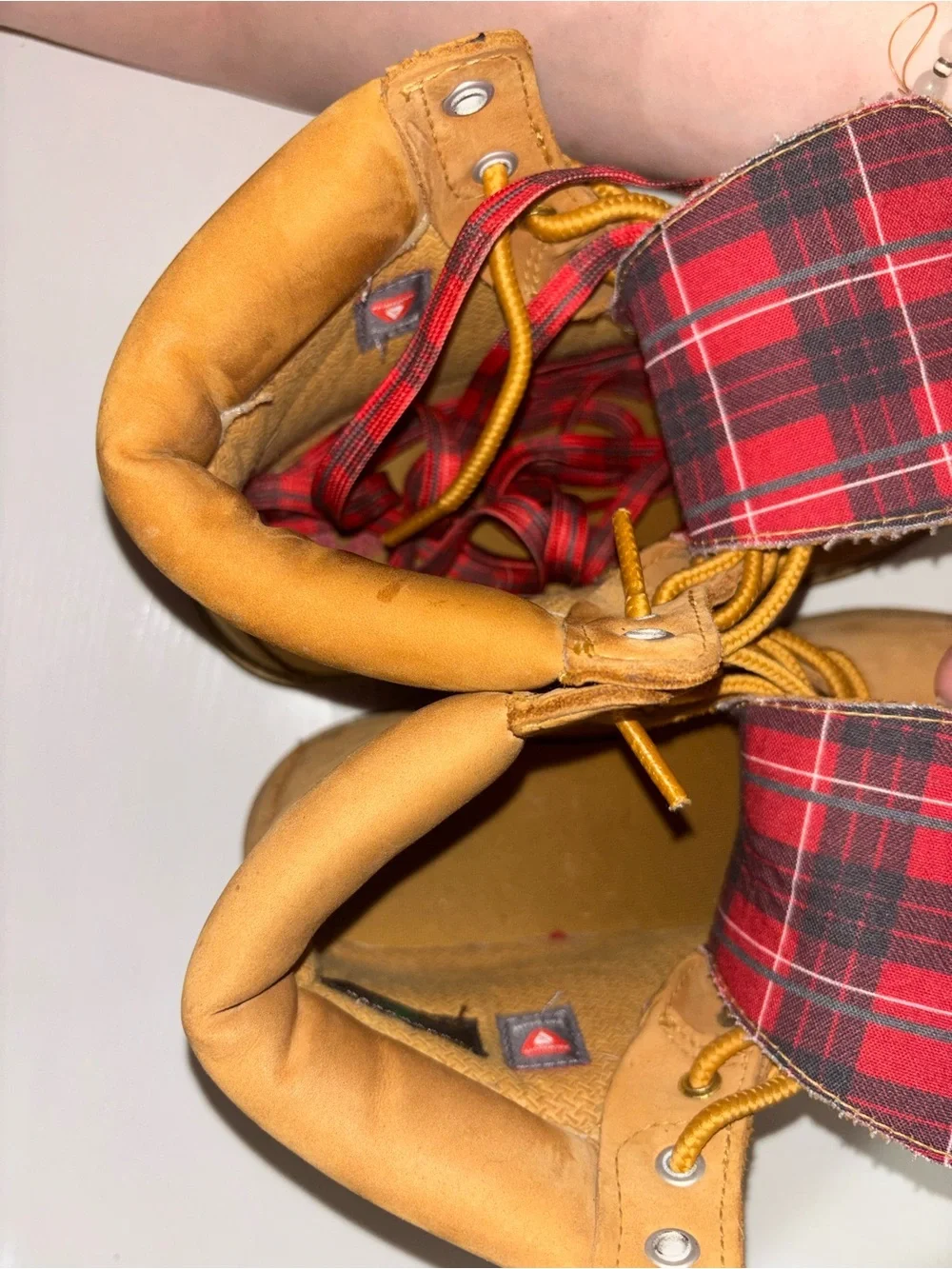 Timberland Kids Wheat Tan Lace-Up Boots